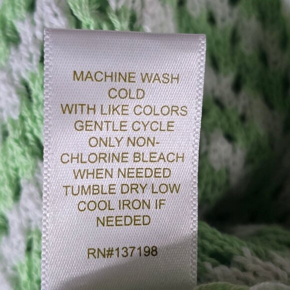 House of Harlow 1960 Knit Sleeveless Green/White Maxi Dress, Women's Medium - Picture 8 of 12